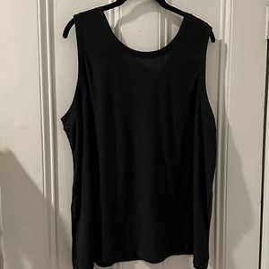 Gray Old Navy Workout Tank with Deep V back